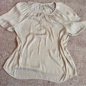 Joie Cream Silky Women's Top